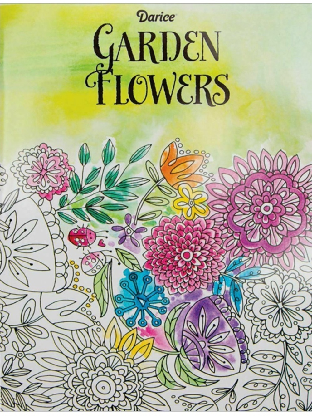 Darice DCBK-608 Darice Coloring Book - Flower